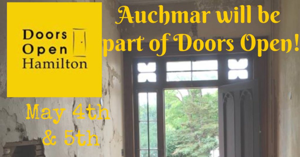 Doors Open Hamilton 2019 Auchmar Estate Huge Success Friends of Auchmar