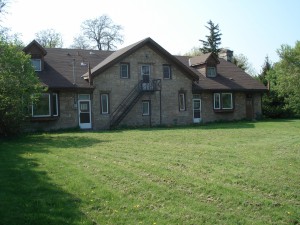 The Grounds Stone Wall Outbuildings - May 11 2007     