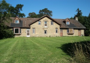 The Grounds Stone Wall Outbuildings - Aug 16 2012     