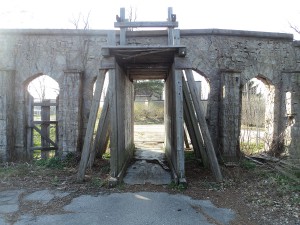 The Grounds Stone Wall Outbuildings - Mar 22 2012     